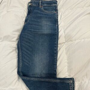 Zara Women's Blue Ankle Jeans